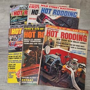 Vintage Popular Hot Rodding Magazine 1969 1970 1975 1979 1988 Lot/6